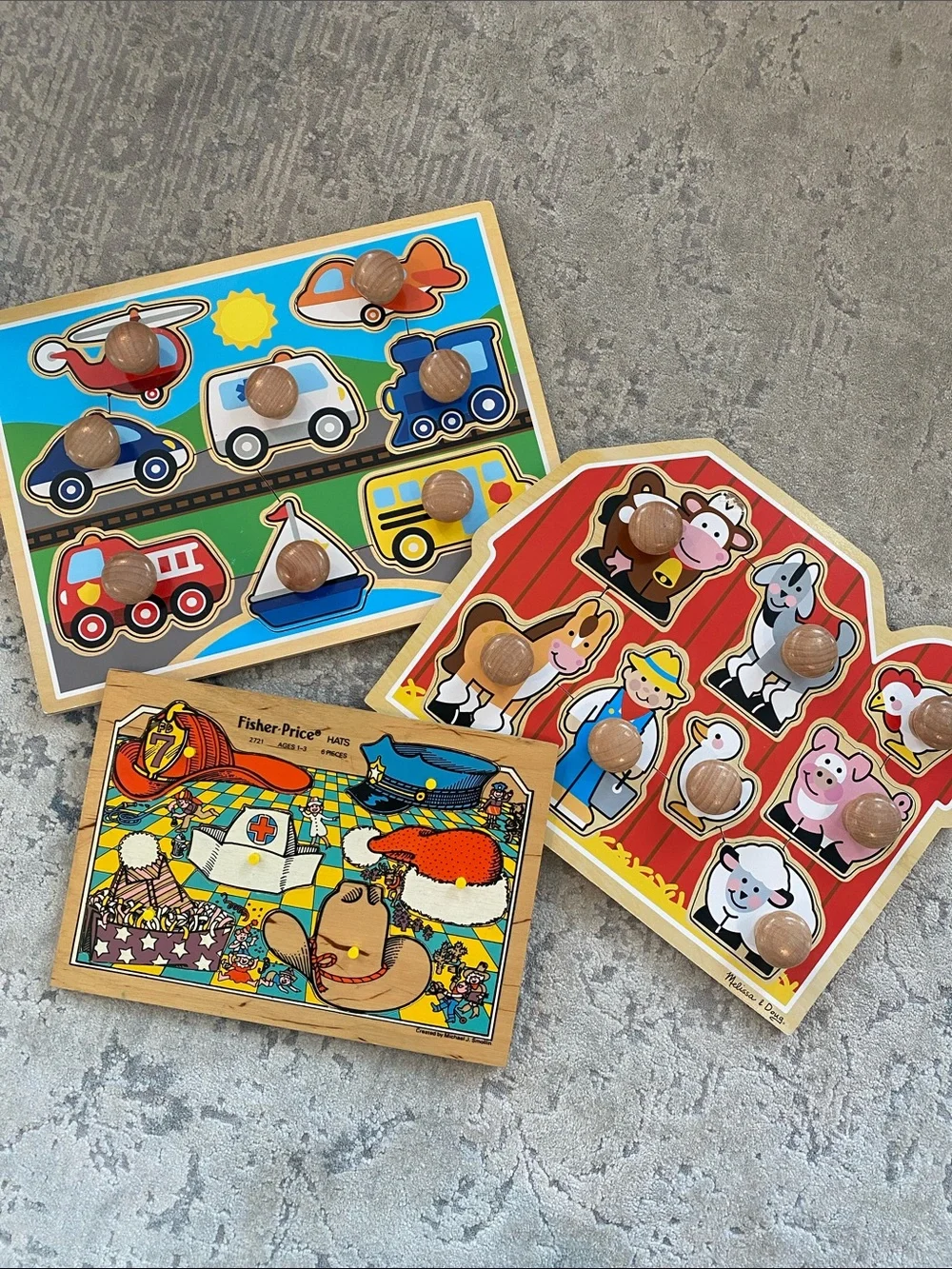 Melissa & Doug Wooden Puzzle Set